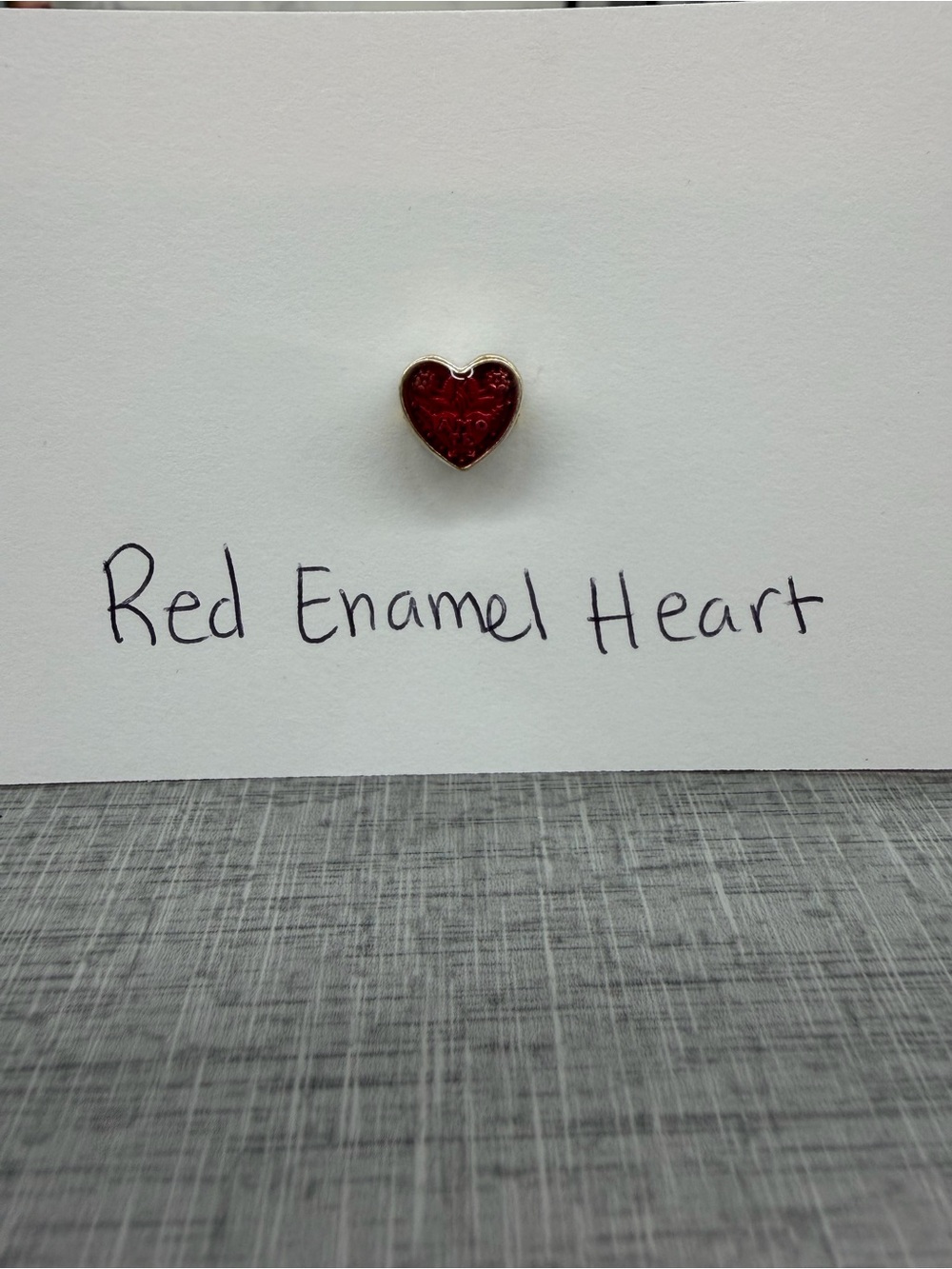 Pandora Retired Amo Te Latin Love Heart Charm 792048EN117 - read description